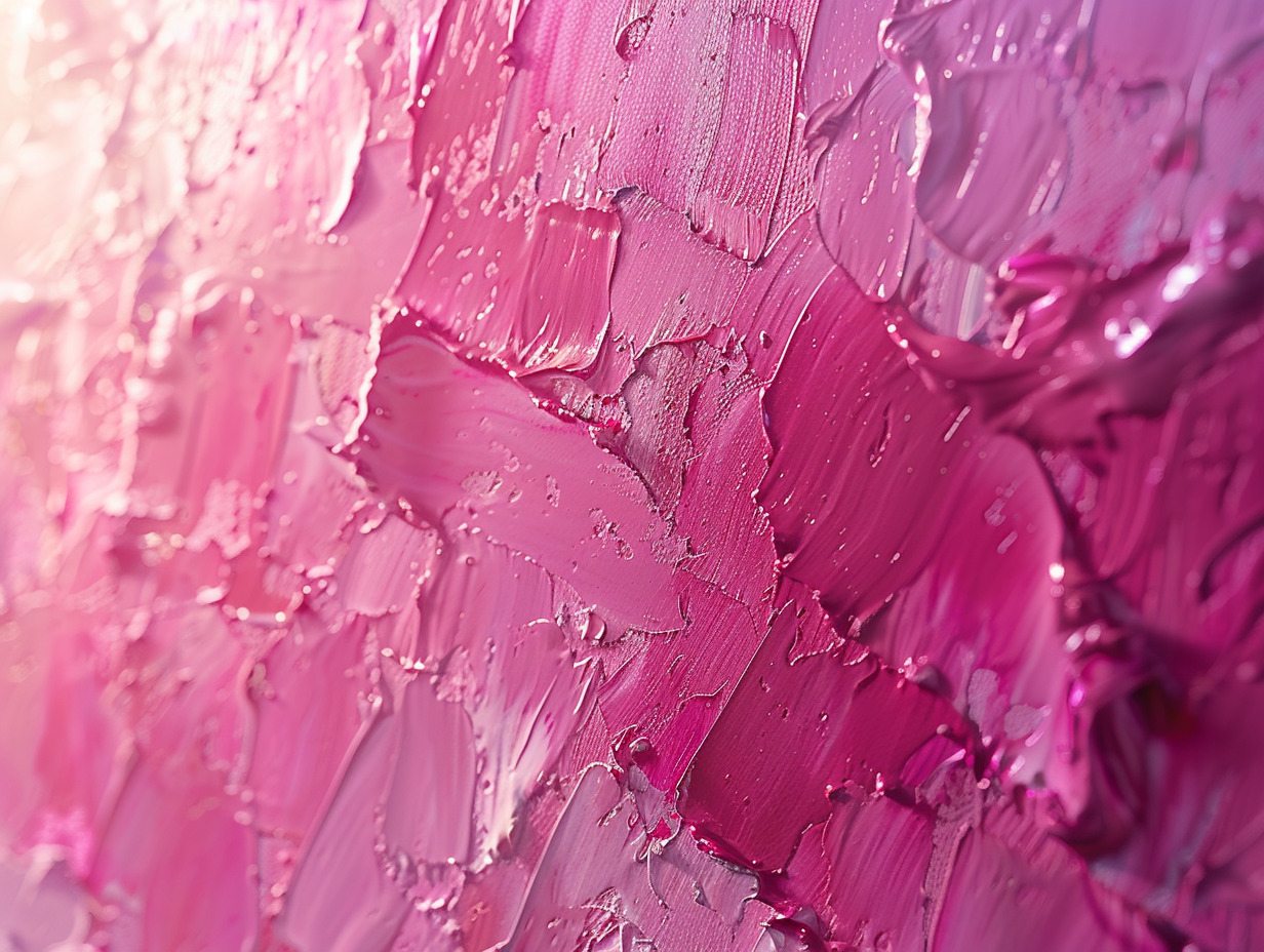 peinture rose