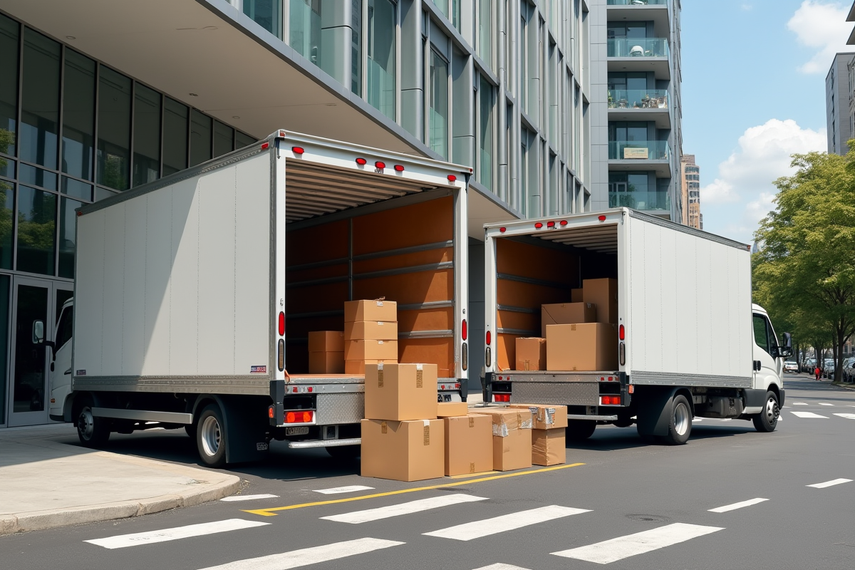 camion déménagement