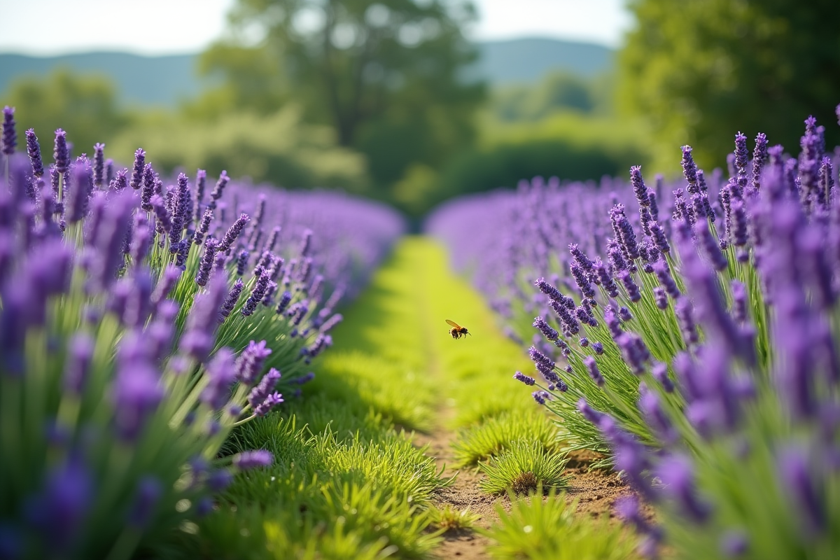 abeilles lavande