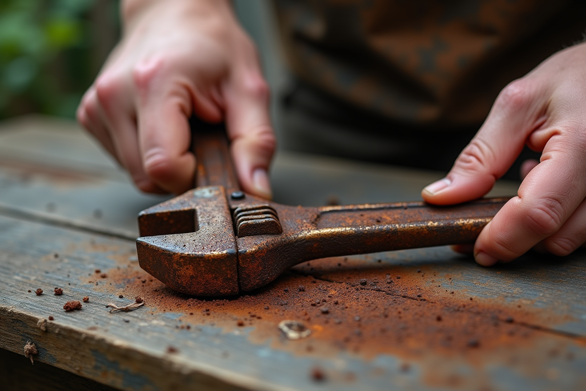 outils rouillés